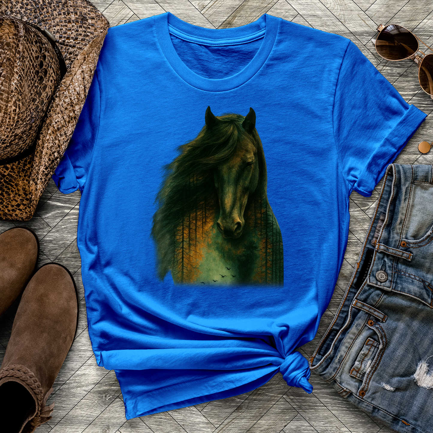 Forest Shadow Horse Tee