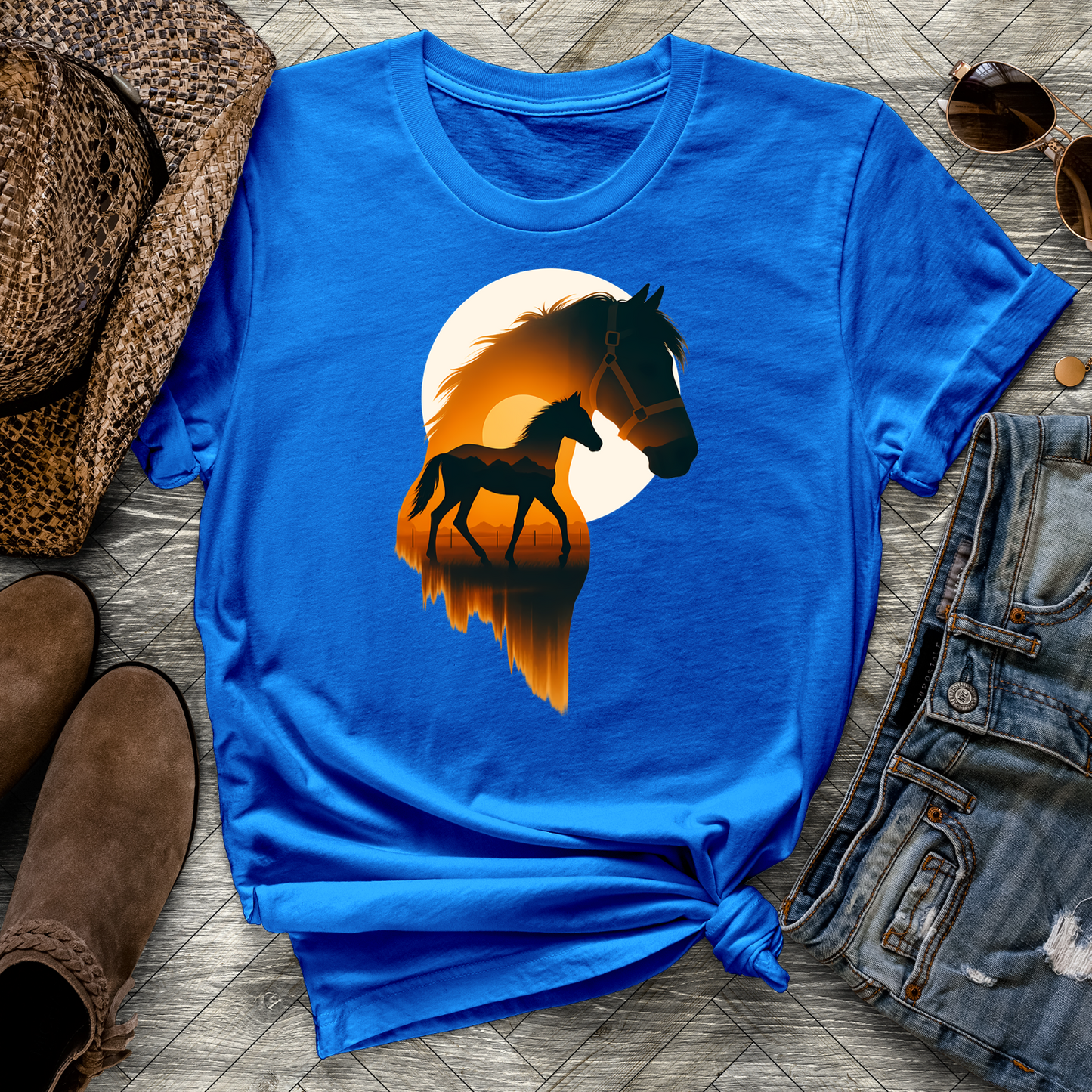 Golden Horizon Horse Tee