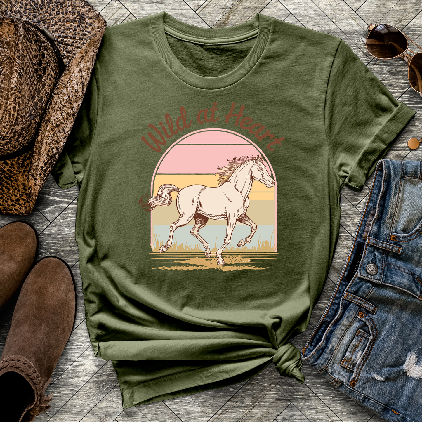 Wild At Heart Retro Tee