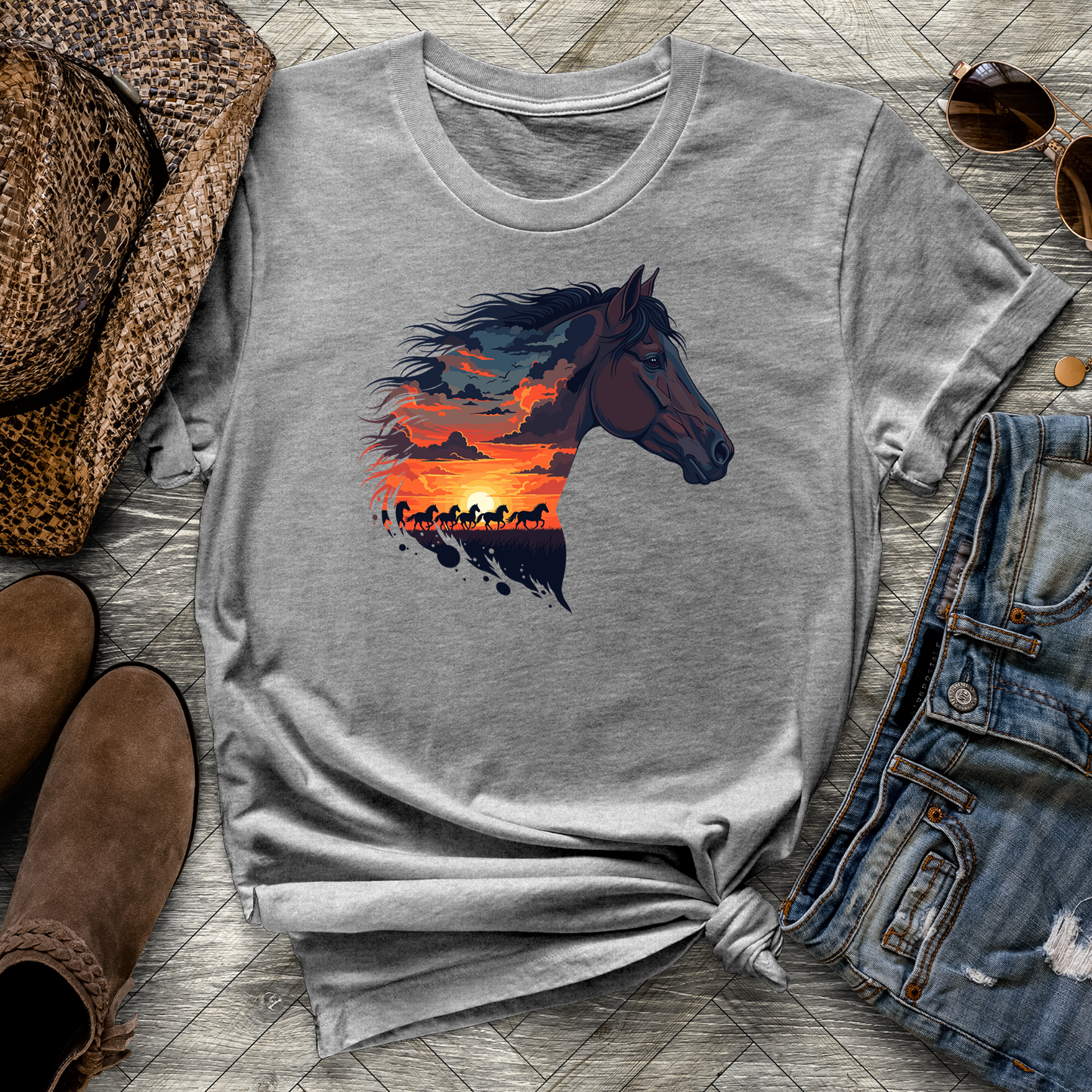 Herd Sunset Tee