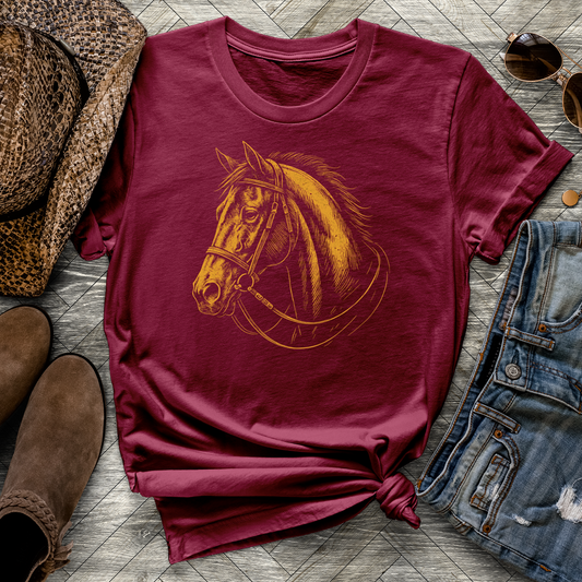Etched Horse Tee