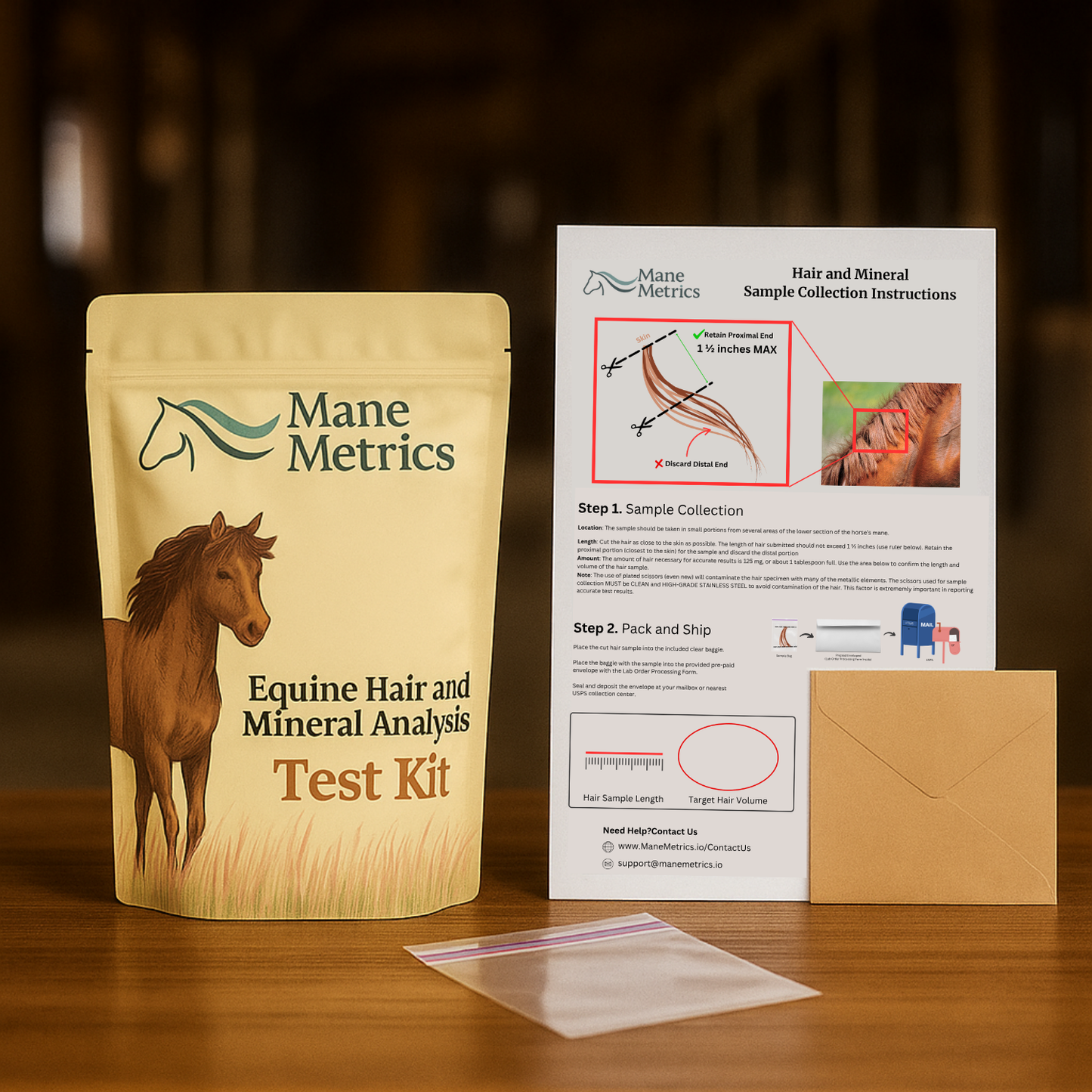 Hair & Mineral Analysis Test Kit