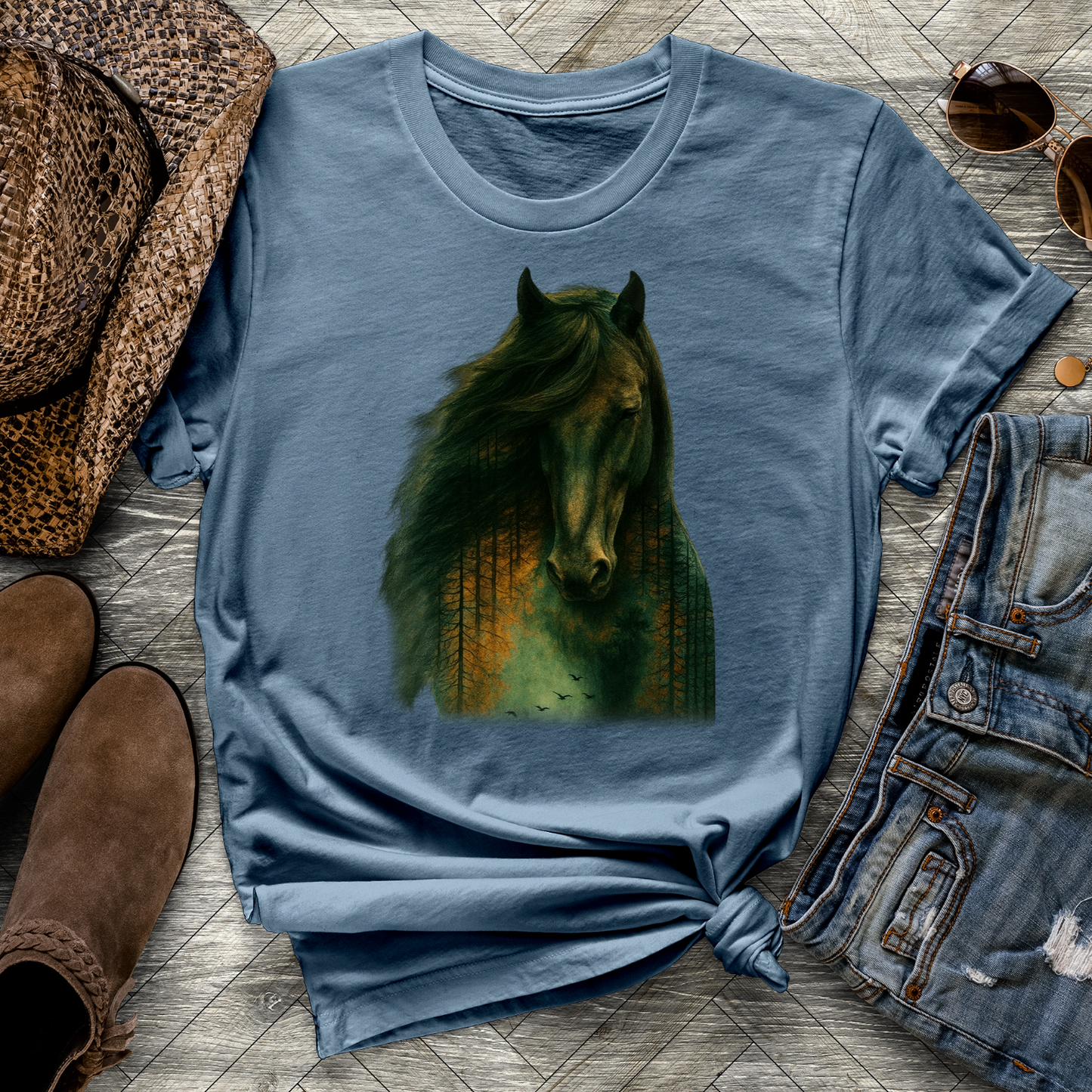 Forest Shadow Horse Tee