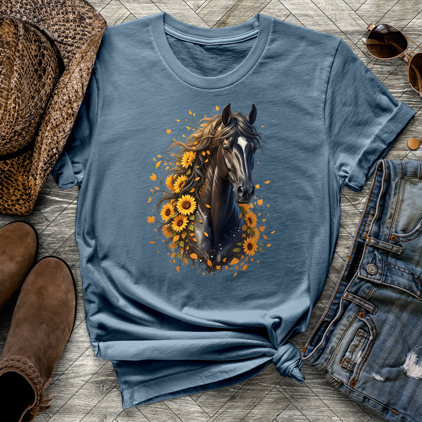 Sunflower Horse Tee