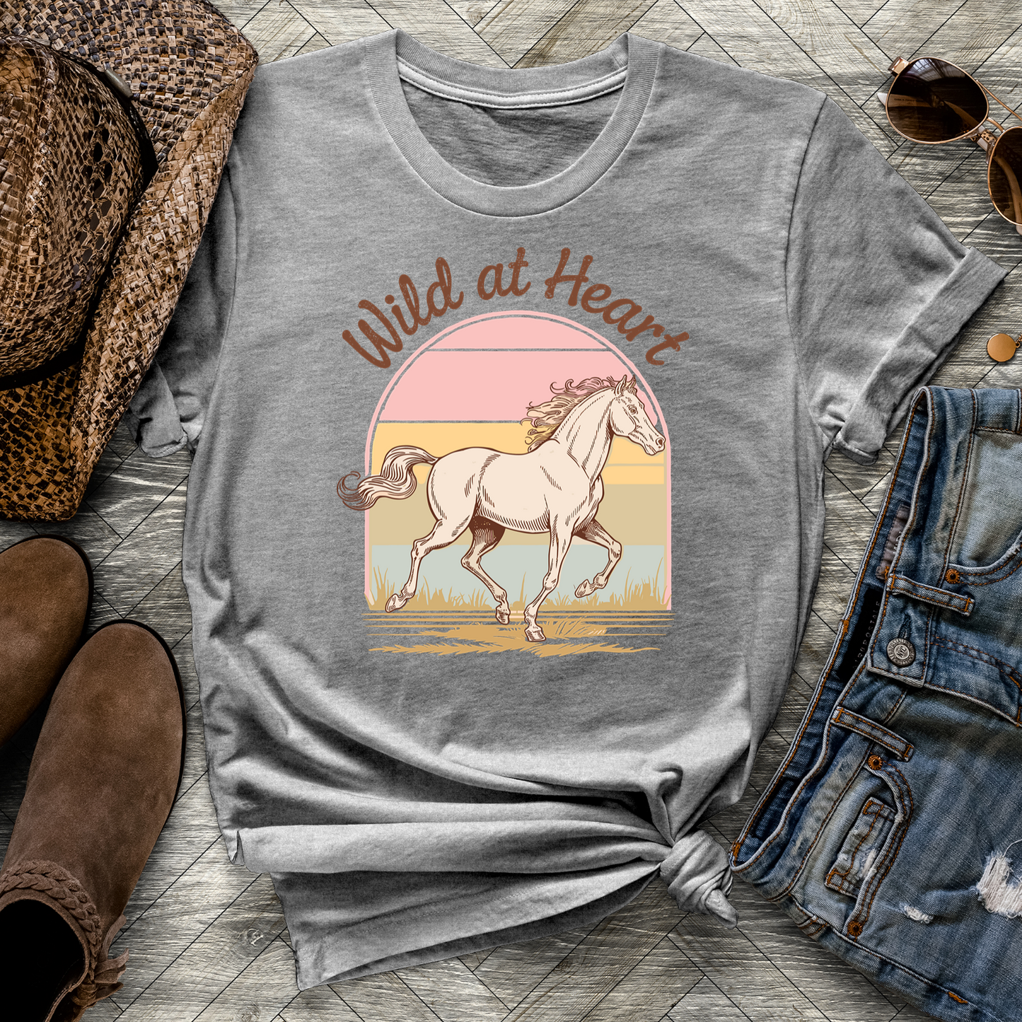 Wild At Heart Retro Tee