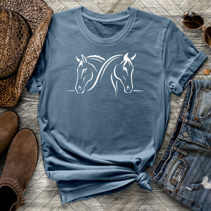 Twin Horses Tee