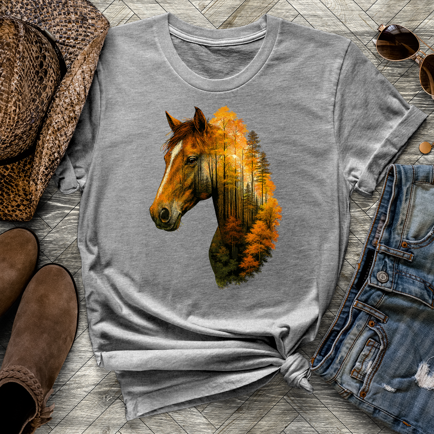 Autumn Mustang Tee