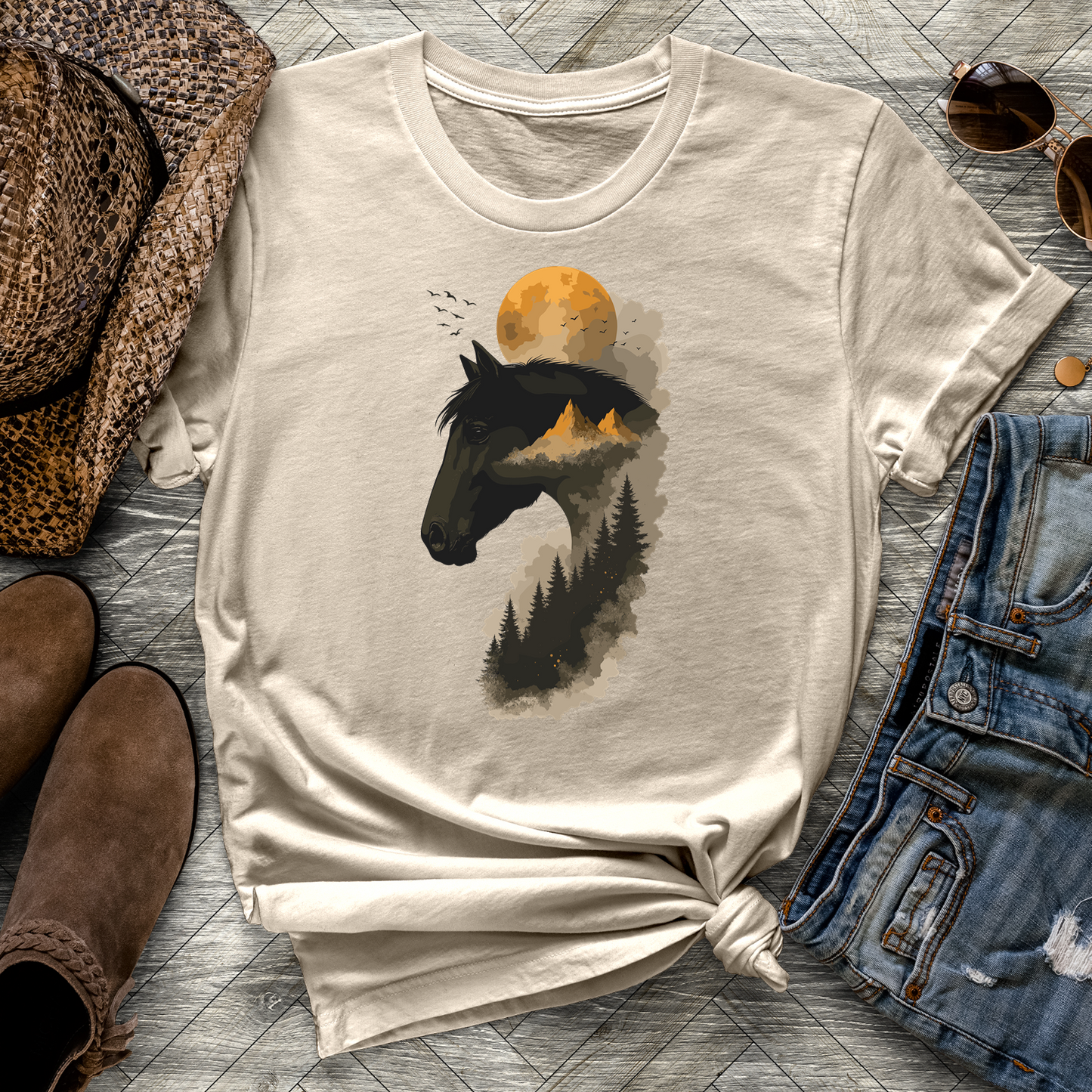 Looming Moon Horse Tee