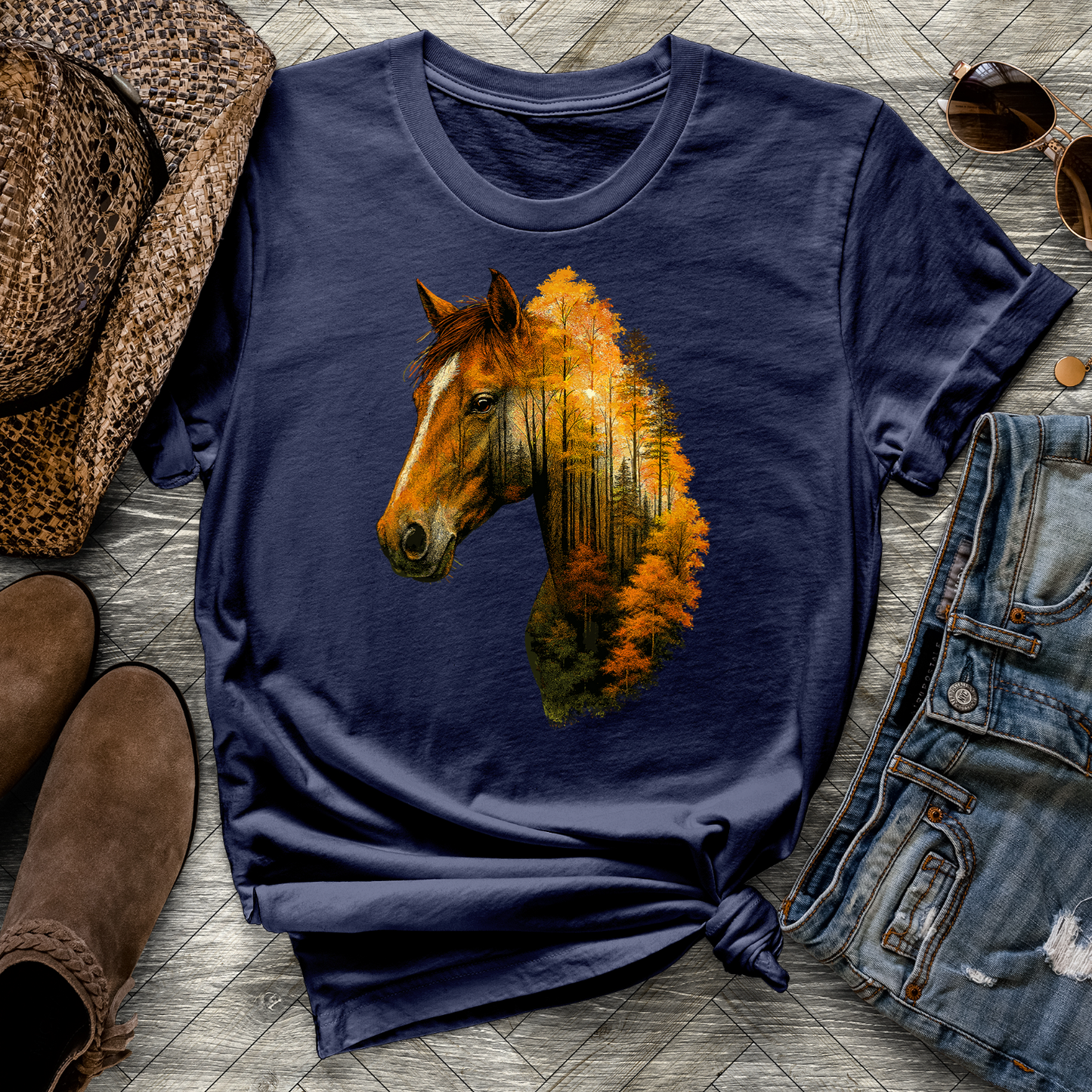 Autumn Mustang Tee