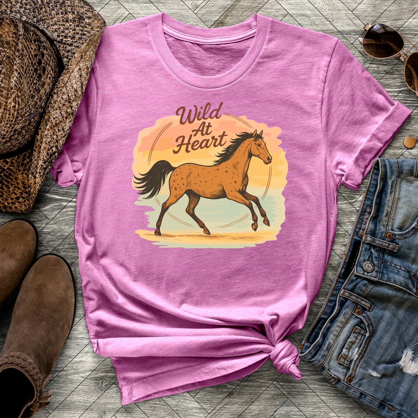 Wild At Heart Sunset Tee