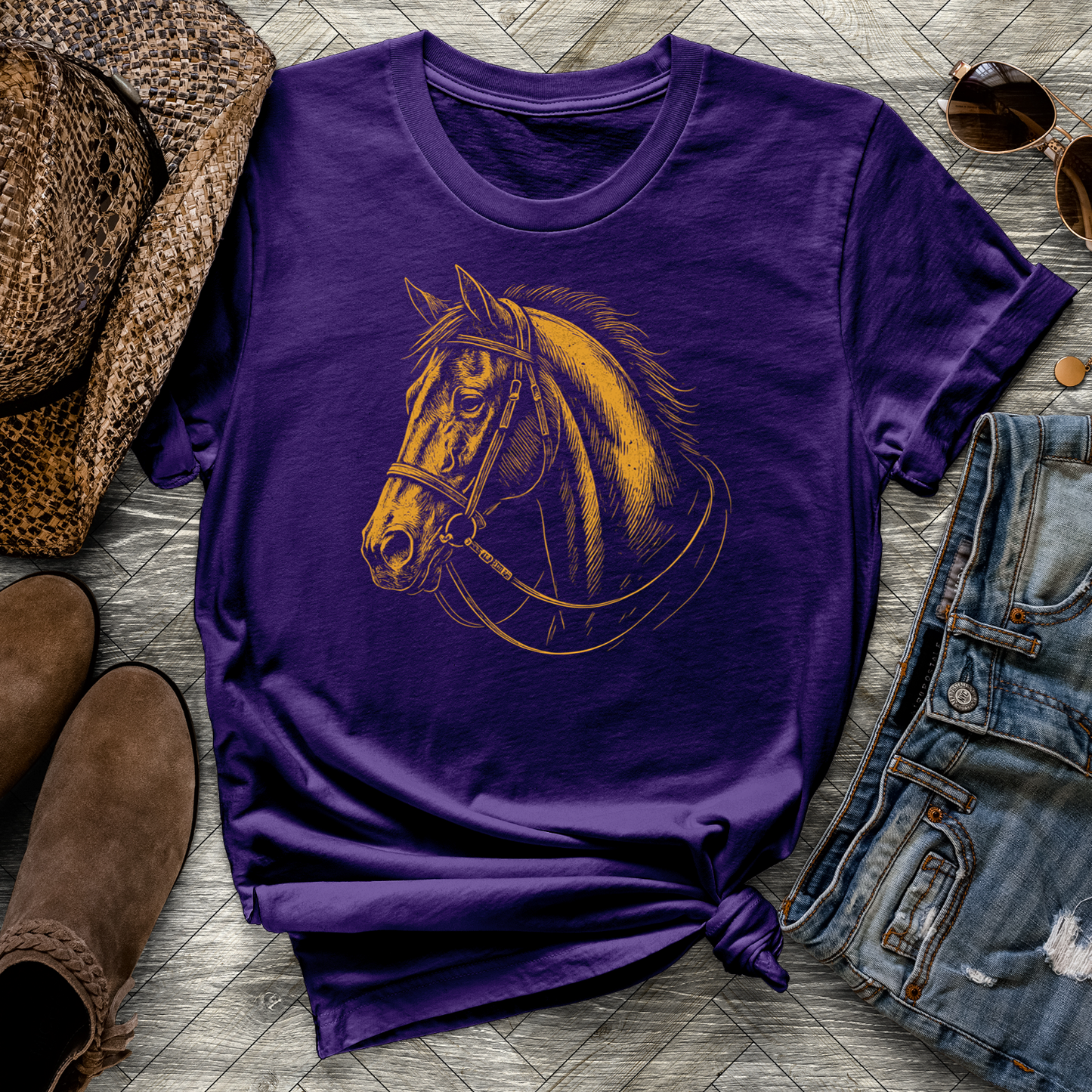Etched Horse Tee