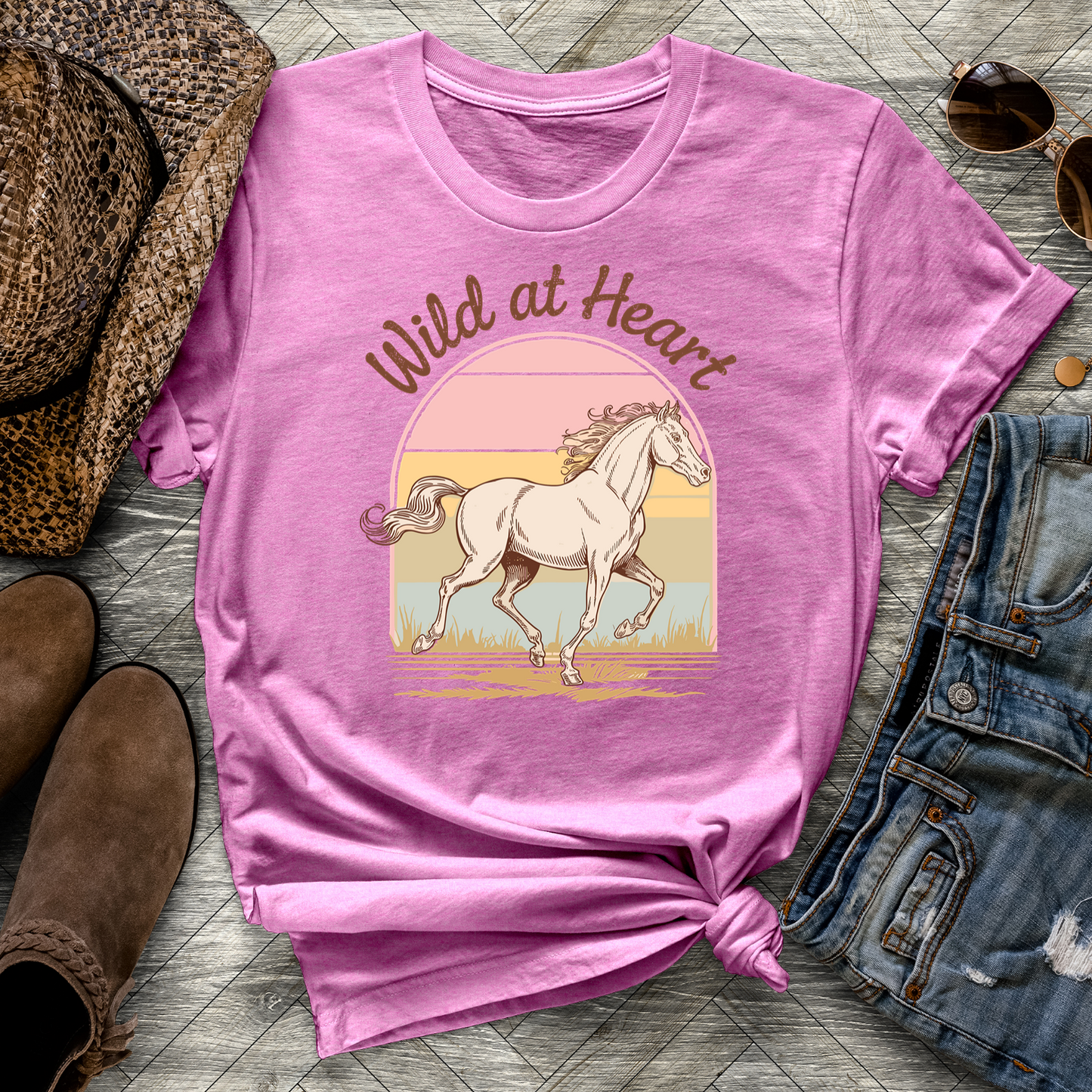 Wild At Heart Retro Tee