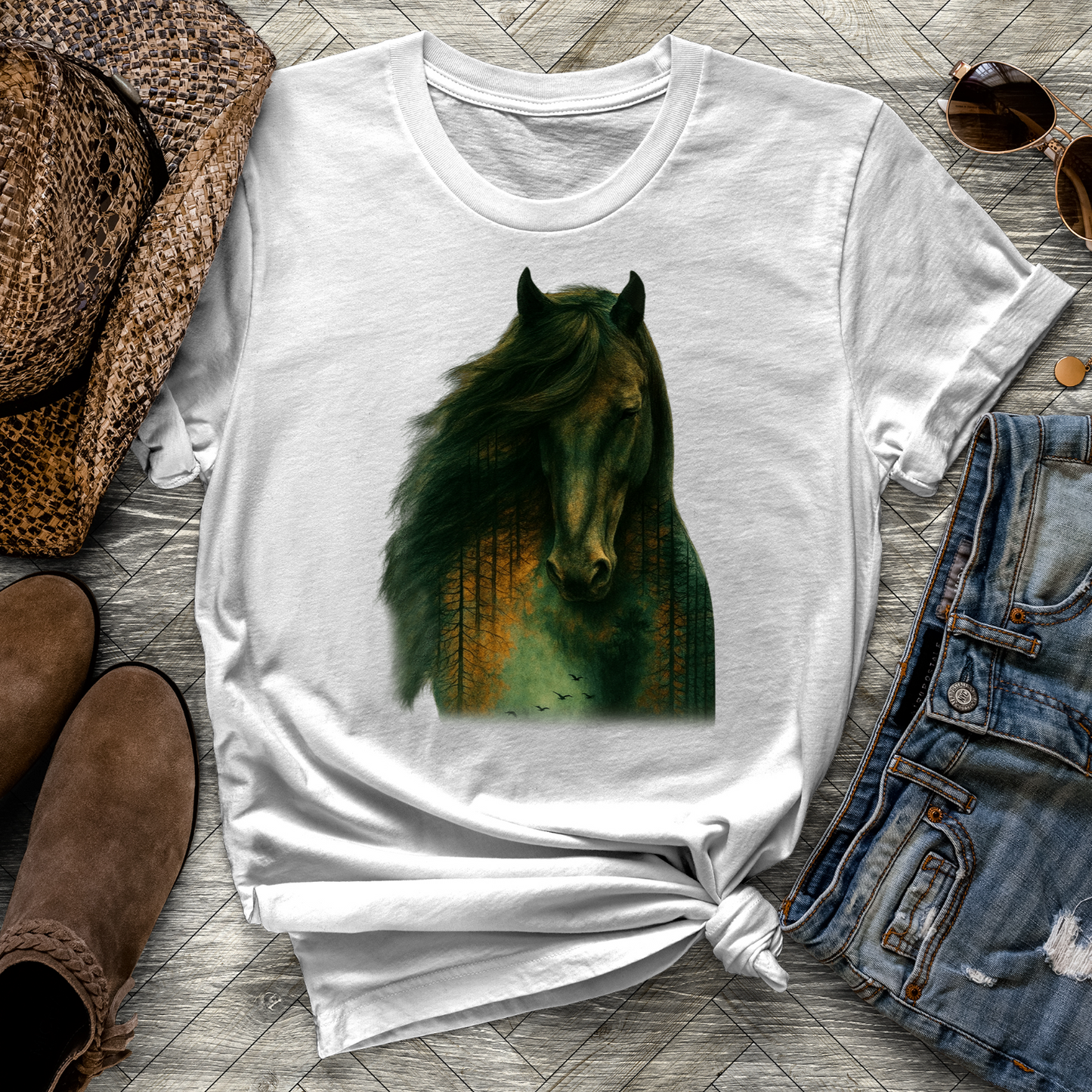 Forest Shadow Horse Tee