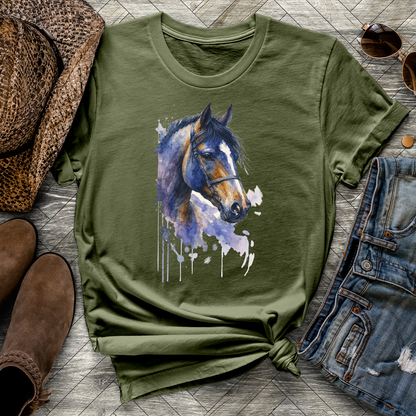 Watercolor Horse Tee