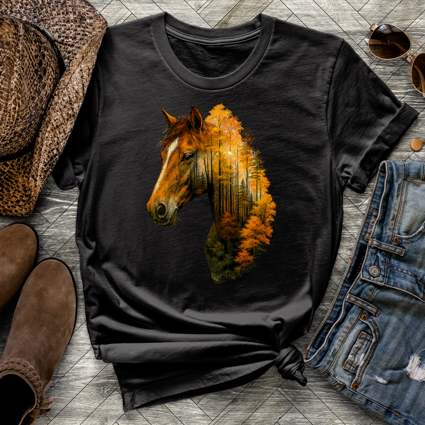 Autumn Mustang Tee