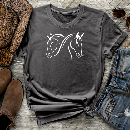 Twin Horses Tee