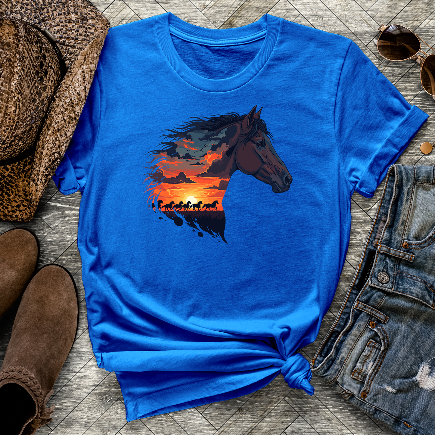 Herd Sunset Tee