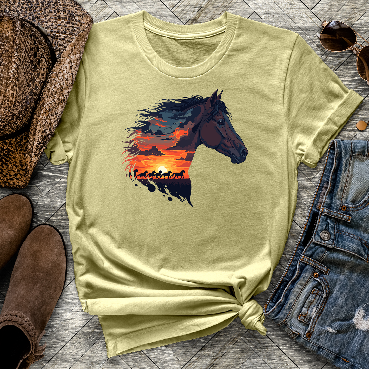 Herd Sunset Tee