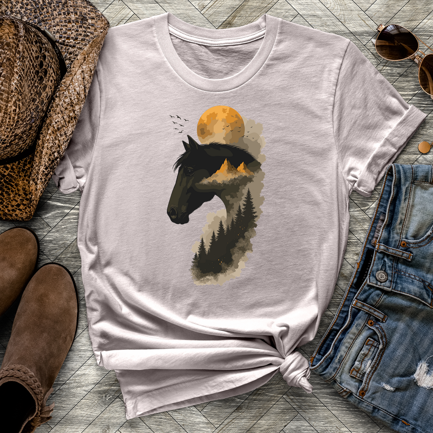 Looming Moon Horse Tee