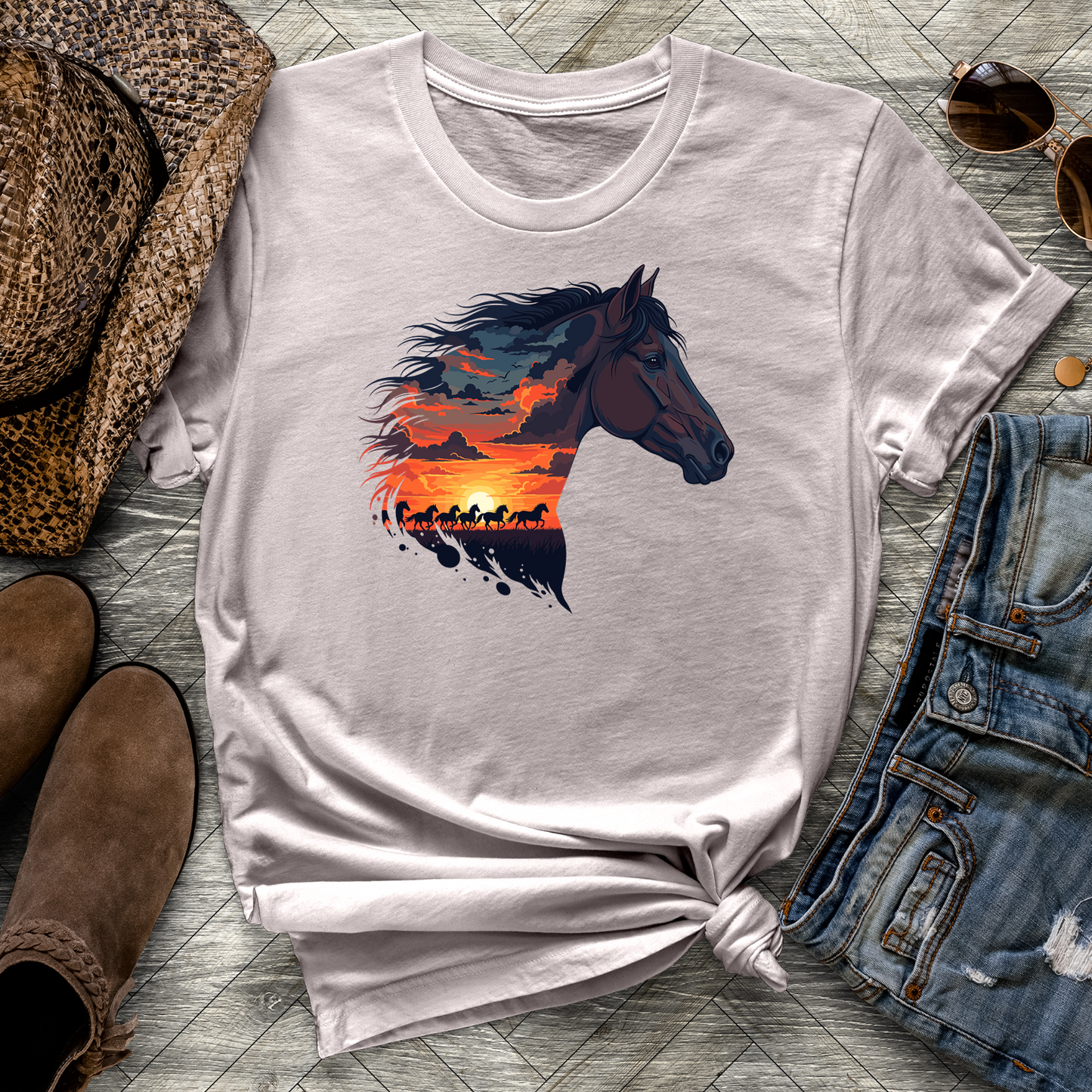 Herd Sunset Tee