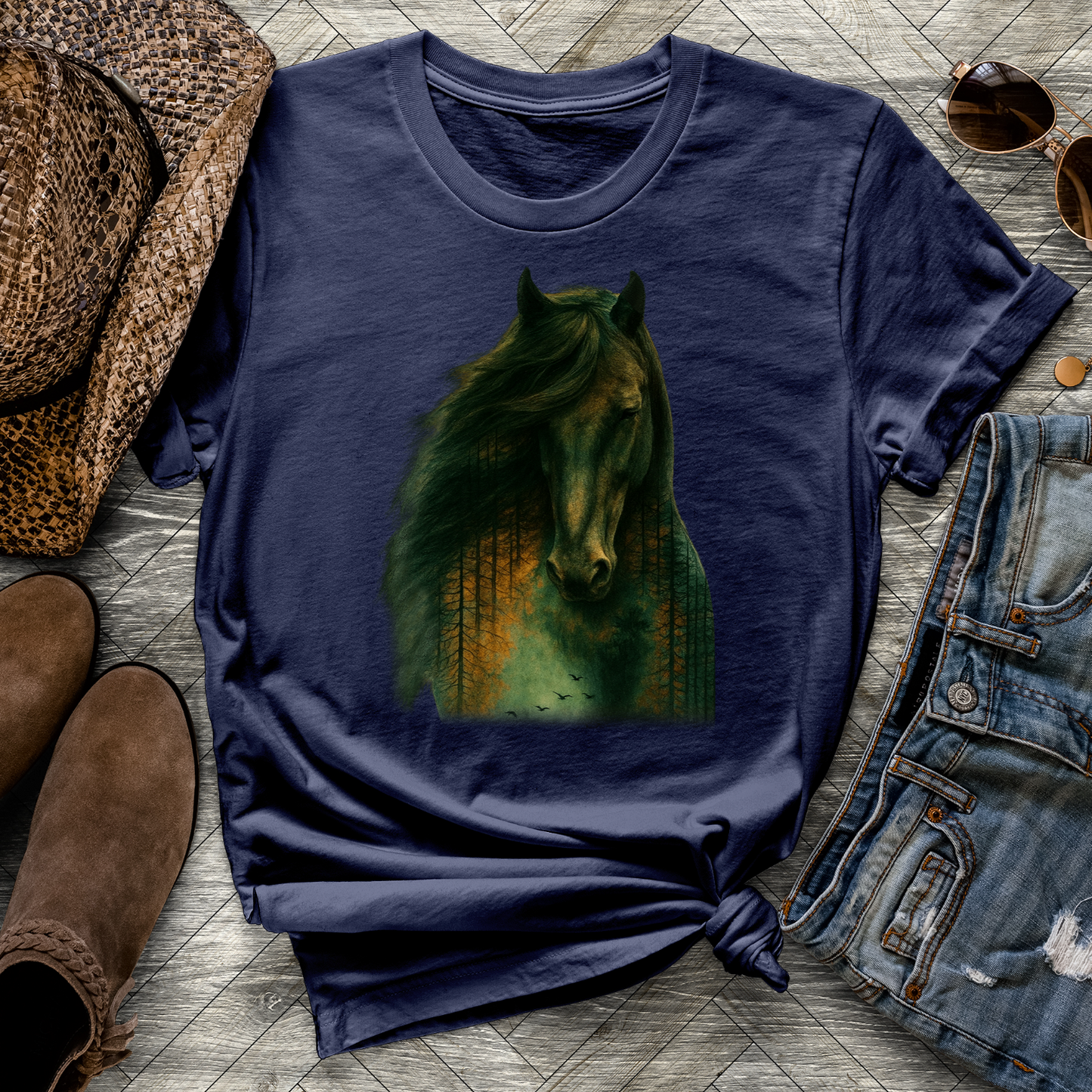 Forest Shadow Horse Tee