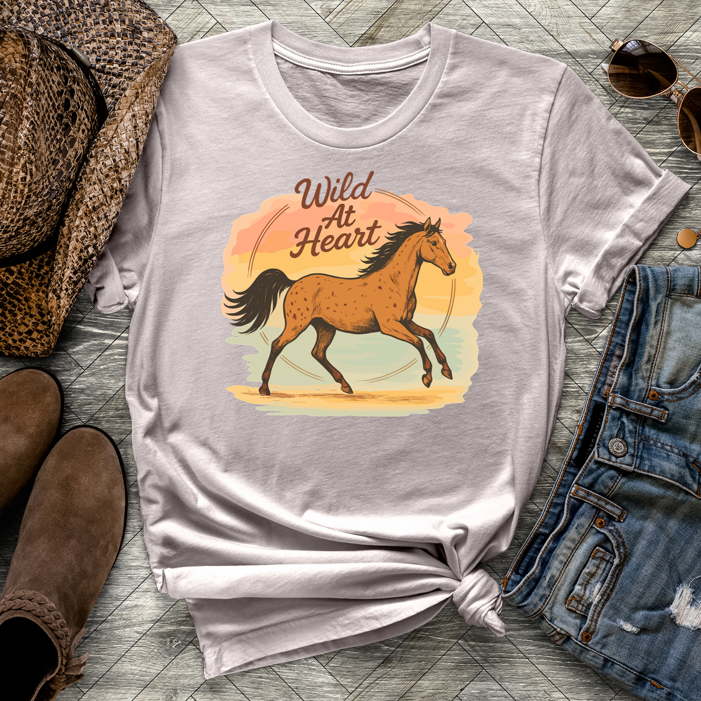 Wild At Heart Sunset Tee