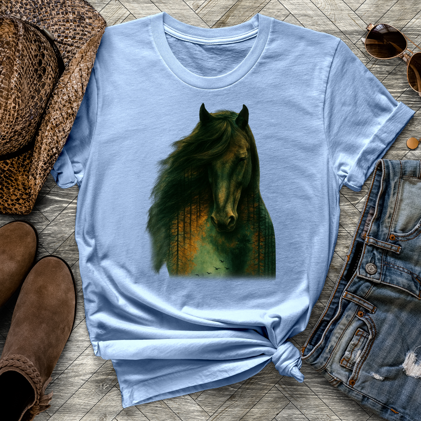 Forest Shadow Horse Tee