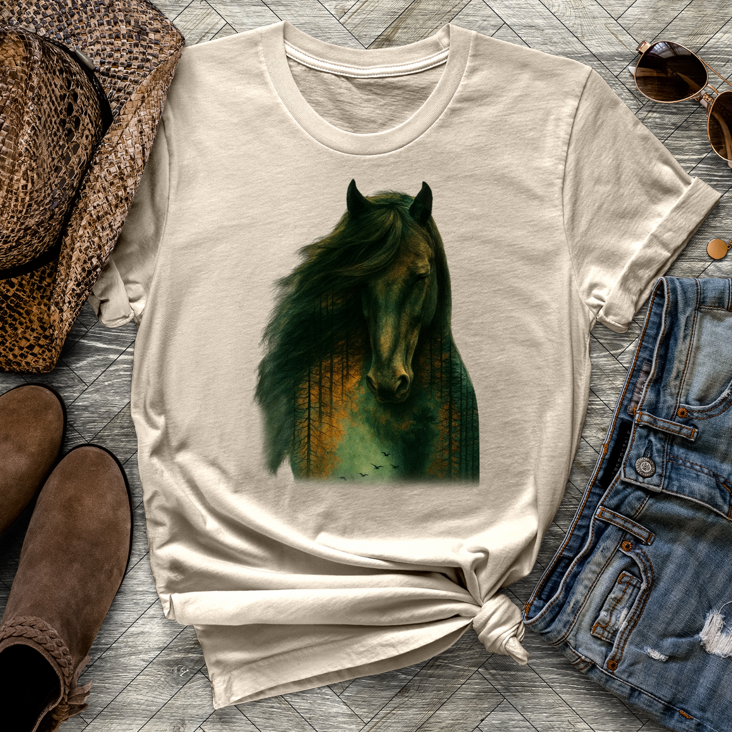 Forest Shadow Horse Tee