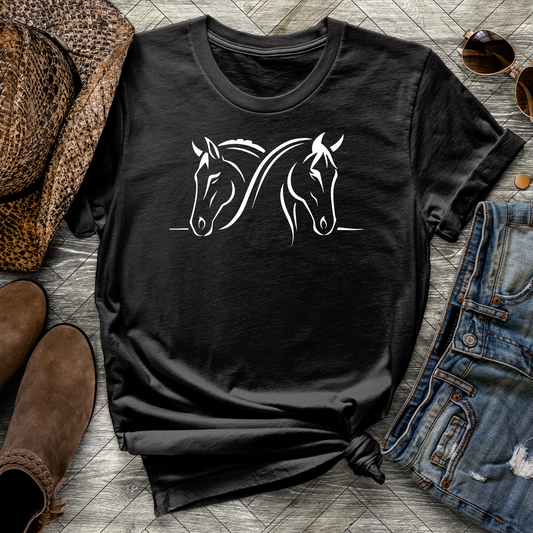 Twin Horses Tee