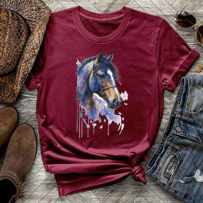 Watercolor Horse Tee