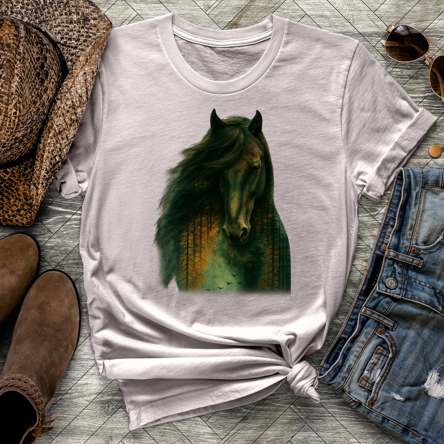 Forest Shadow Horse Tee