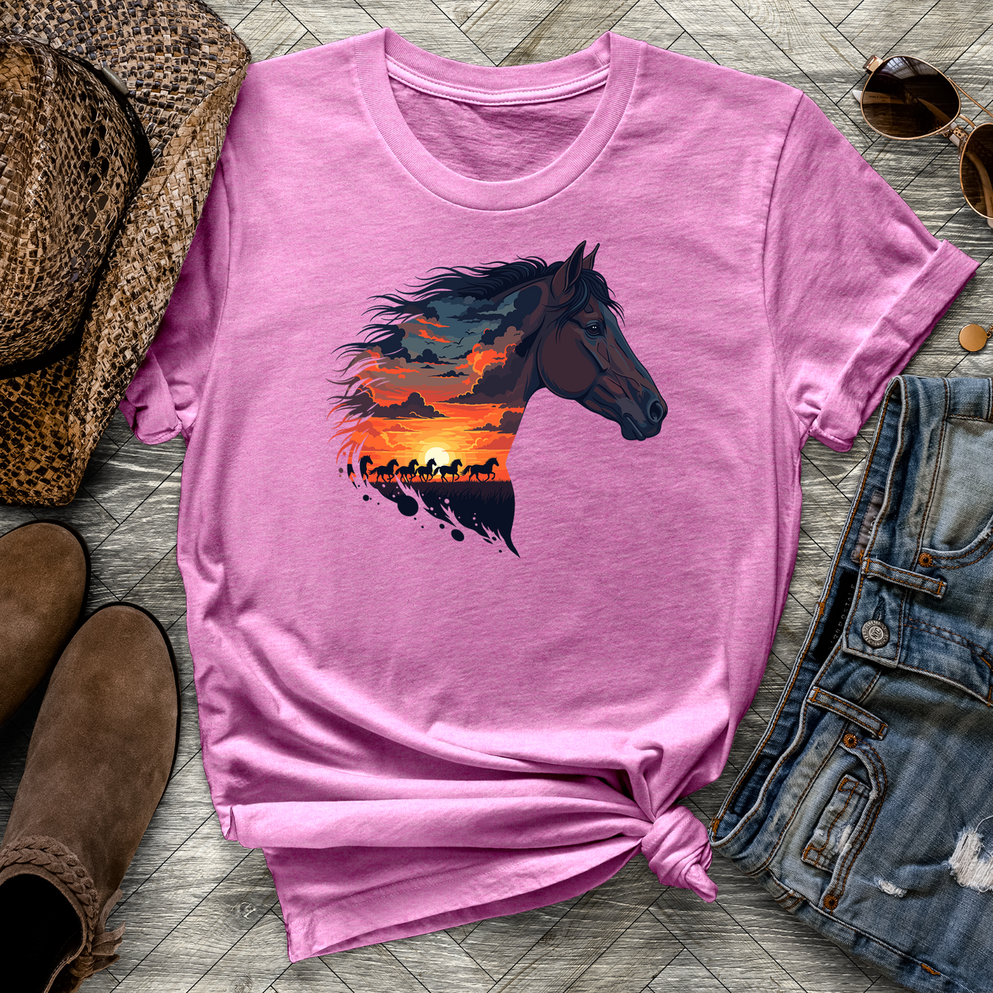 Herd Sunset Tee