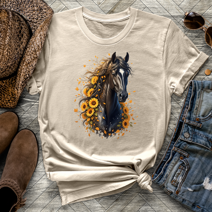 Sunflower Horse Tee