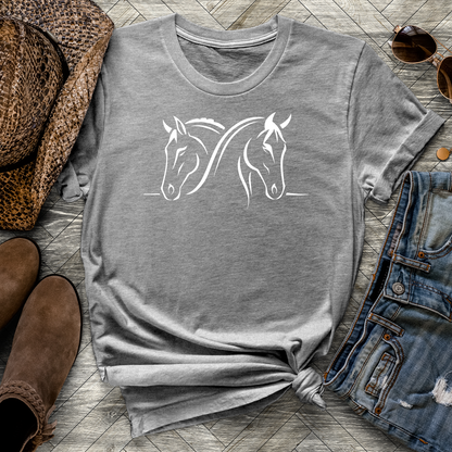 Twin Horses Tee
