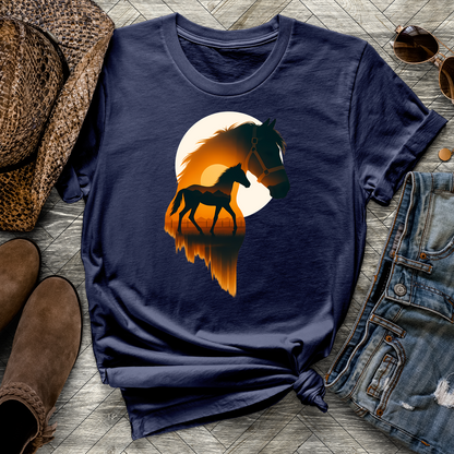 Golden Horizon Horse Tee