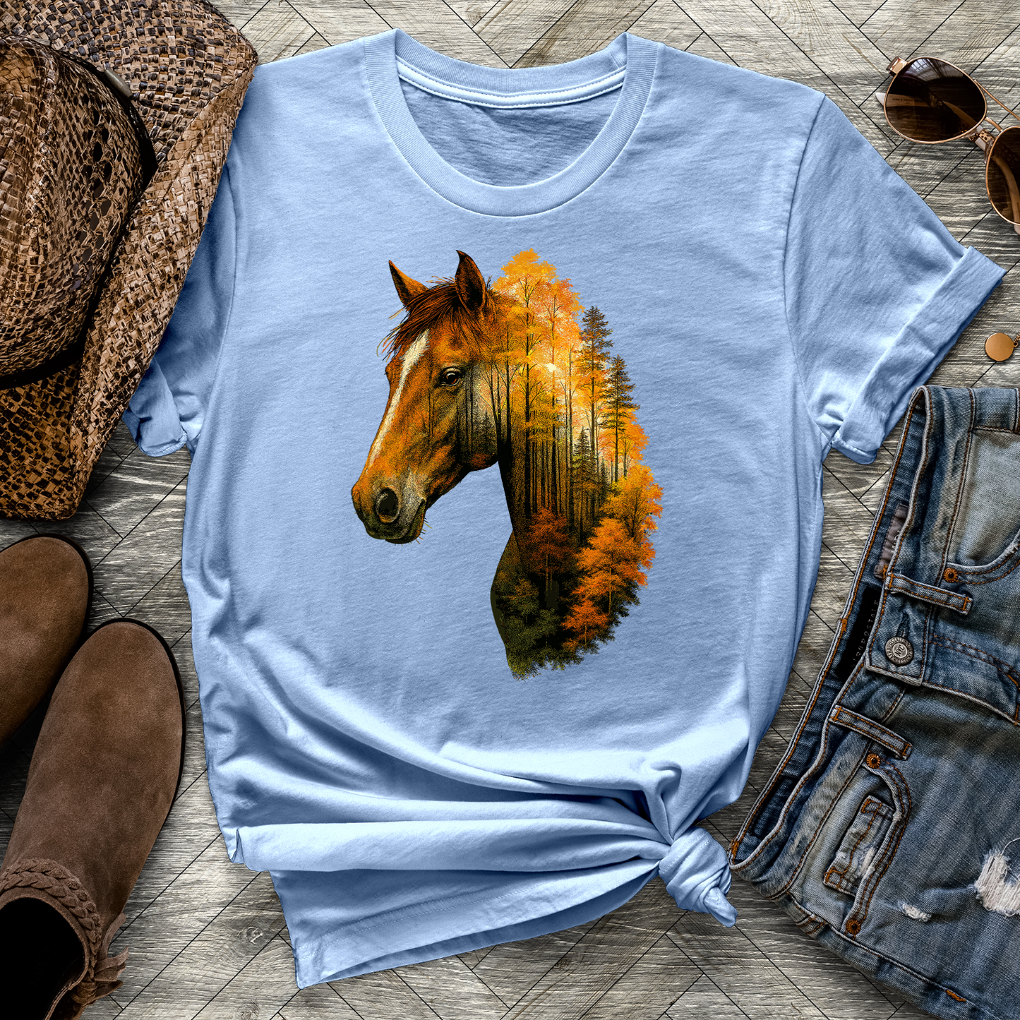 Autumn Mustang Tee