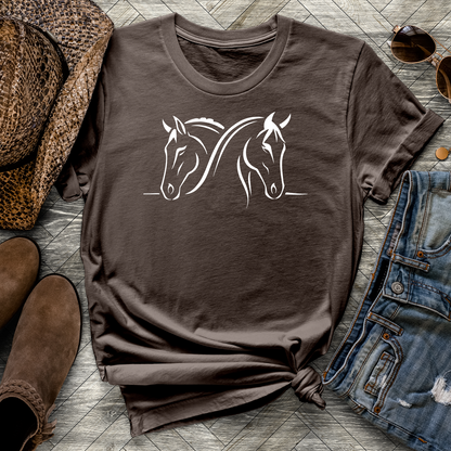 Twin Horses Tee