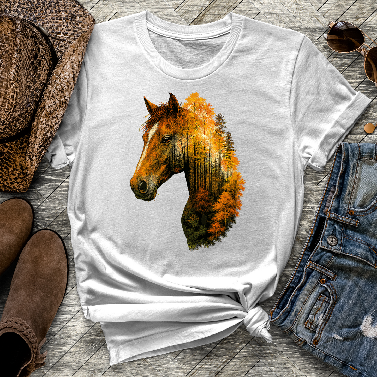 Autumn Mustang Tee