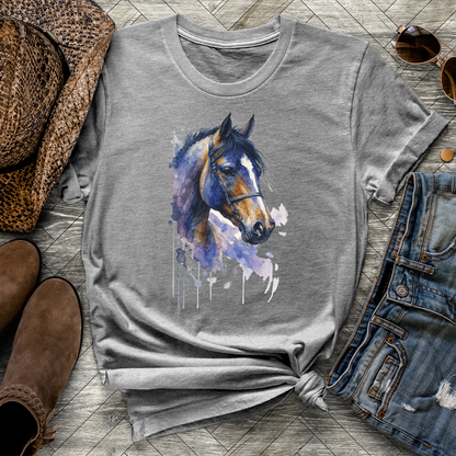 Watercolor Horse Tee