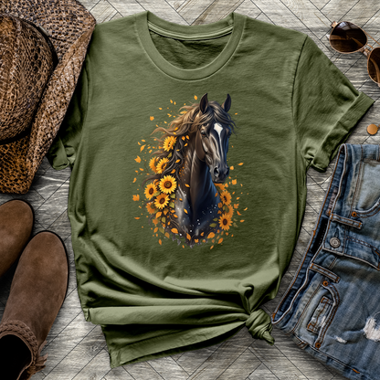 Sunflower Horse Tee
