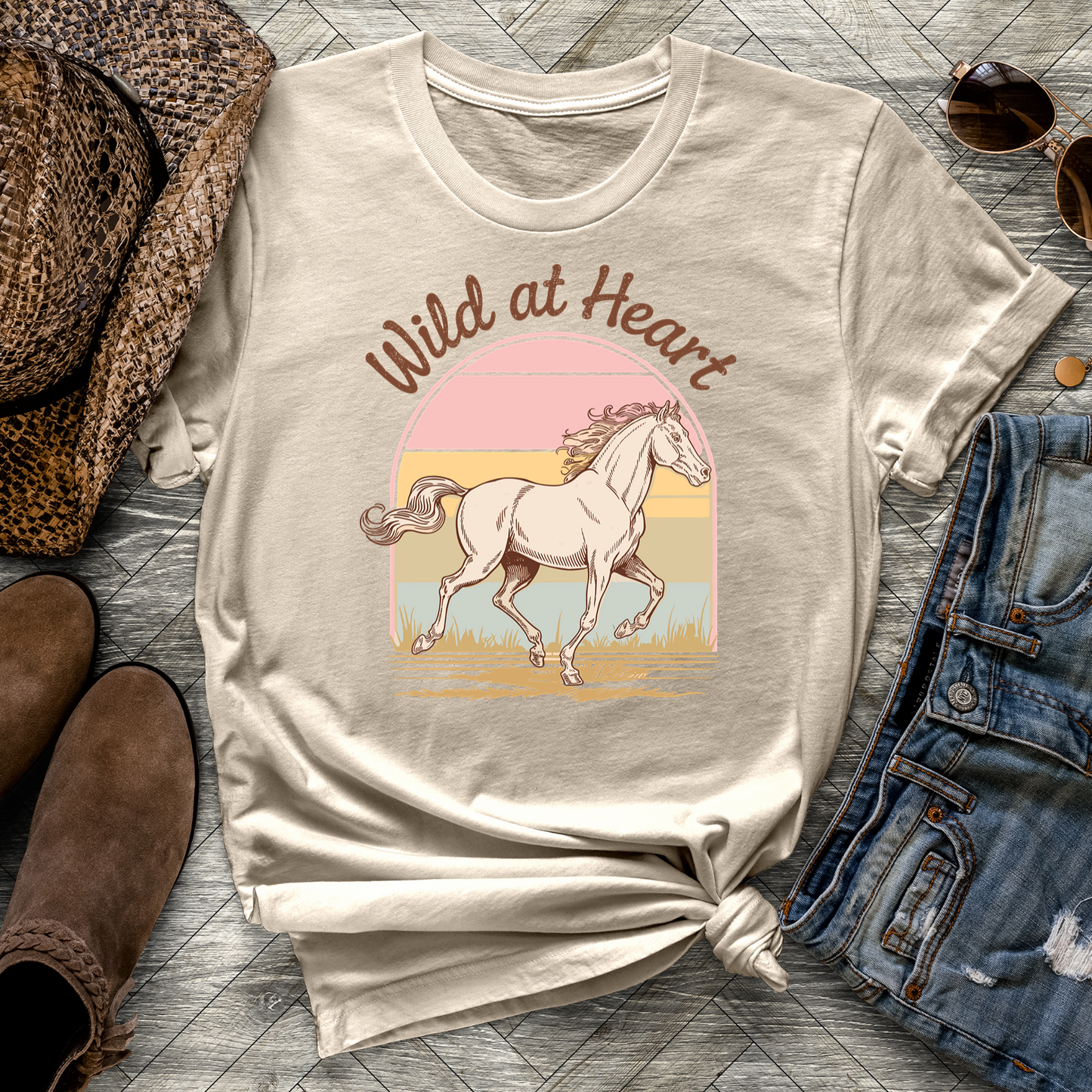 Wild At Heart Retro Tee
