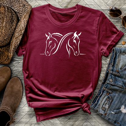 Twin Horses Tee