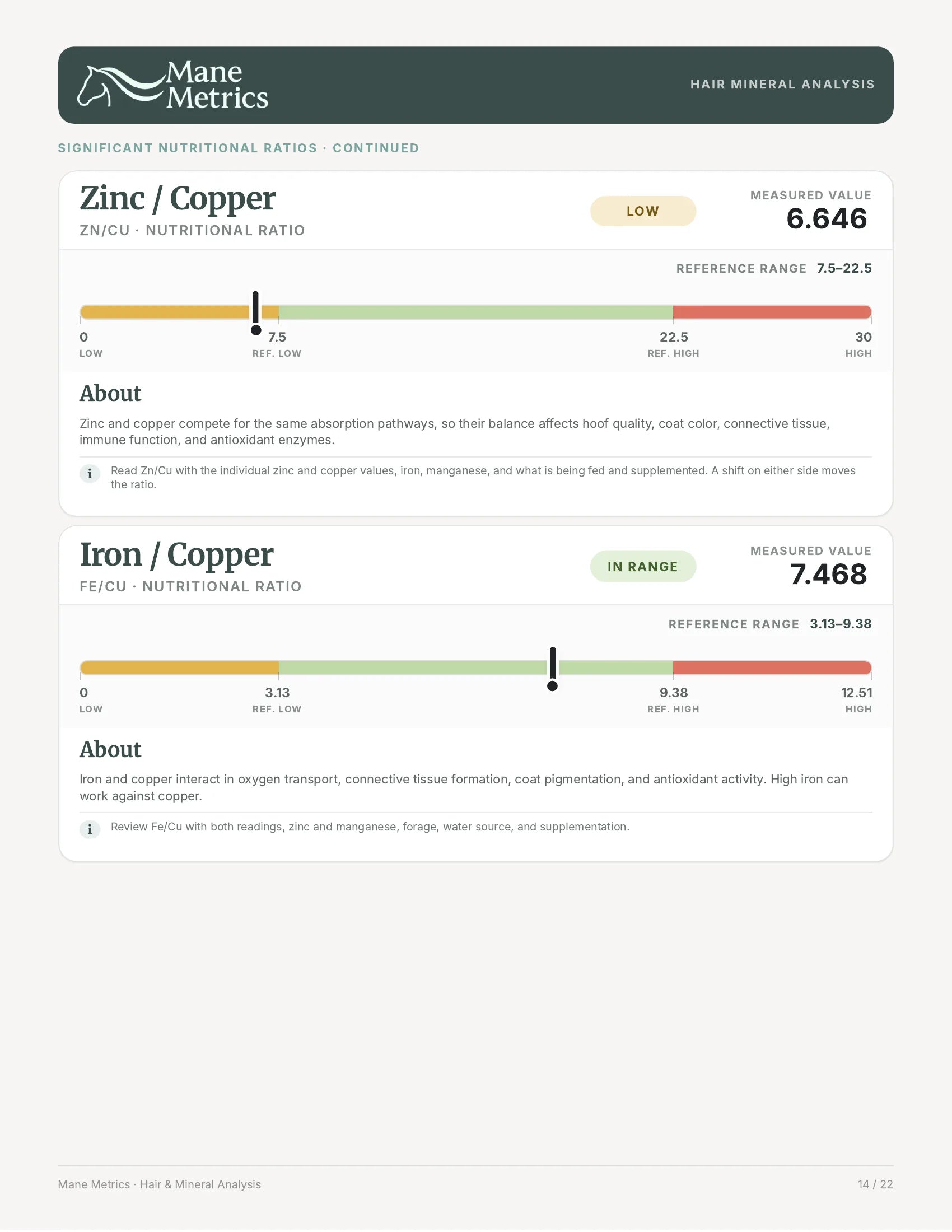 Sample mineral report page 15
